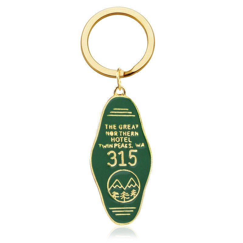 Hot sale Tv Show Twin Peaks The Great Northern Hotel Room 315 Keychains keychain