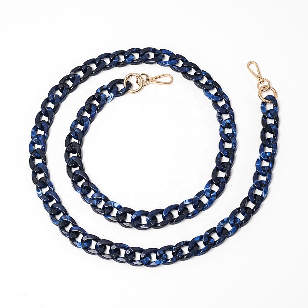 Chunky Matte Acrylic Chains Assembled Parts Beads For Jewelry Making DIY Bracelet Necklace Earrings Phone Bag Strap Accessories