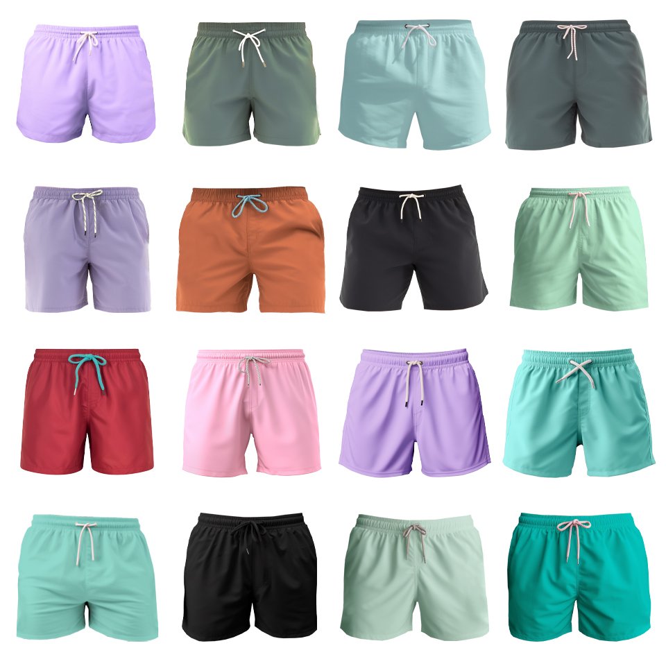 OEM Custom Manufacturer beach shorts swimwear beachwear short pants fitness sportswear summer shorts swimming trunks