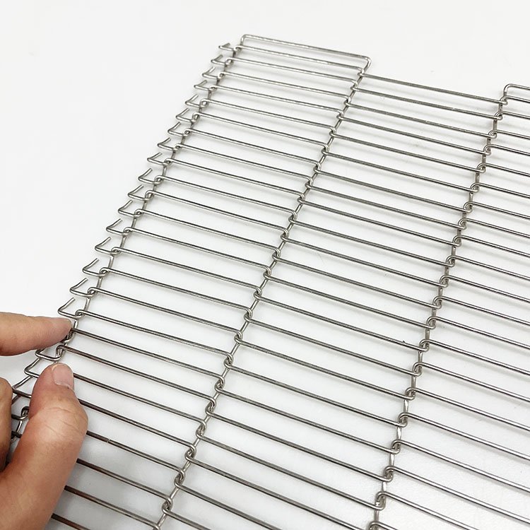 Used silver stainless steel metal mesh chocolate conveyor belt for egg conveying