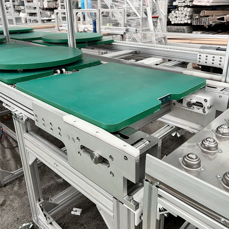 Automation Double Speed Chain Assembly Line Pallet Roller Conveyor Belt Conveyor Production Line