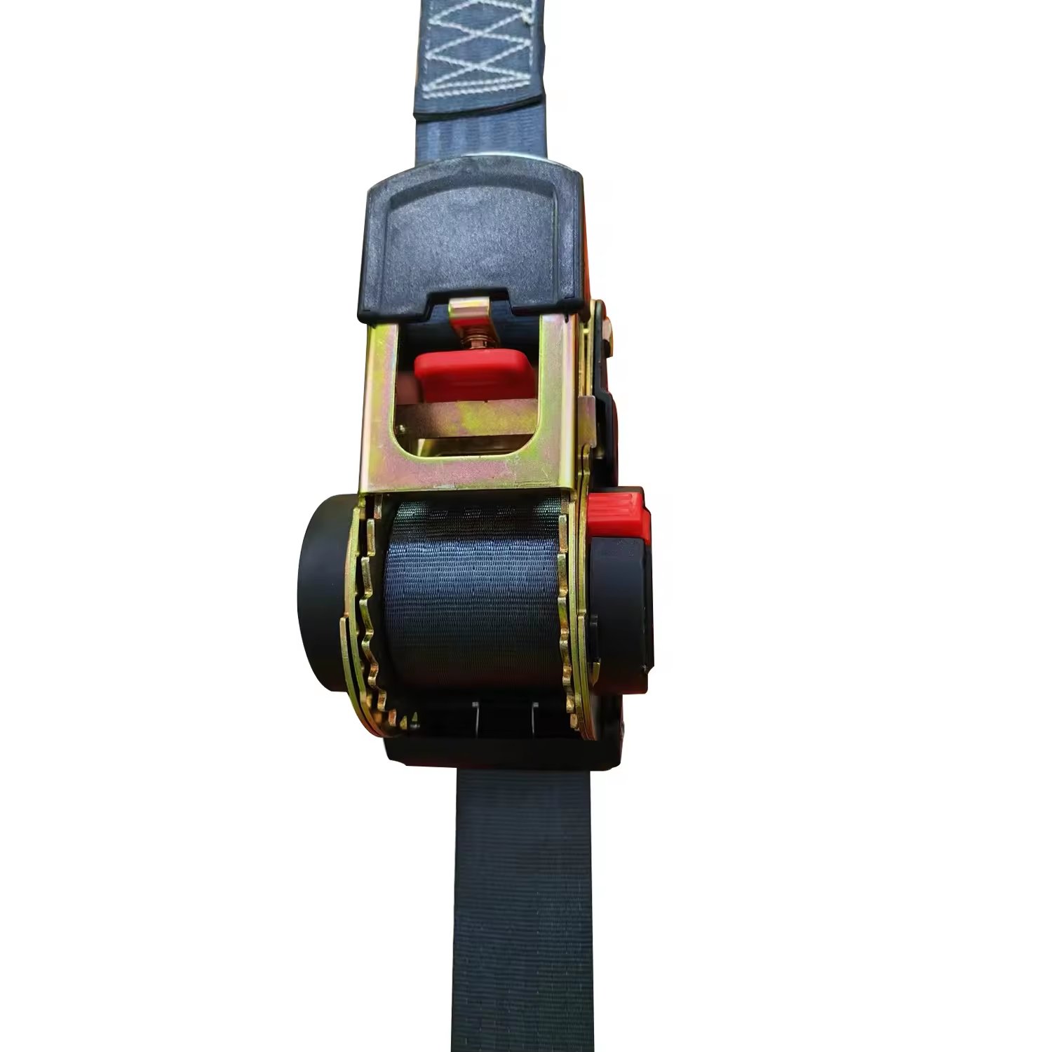 factory outlet 25mm LC 340kg truck cargo polyester lashing belt retractable ratcheting tie down straps auto ratchet new