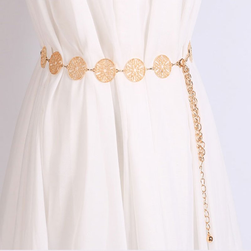 For Women Lady Chain Belts Accessories Coin Metal Manufacturer Fashion China Dress Waist Belt