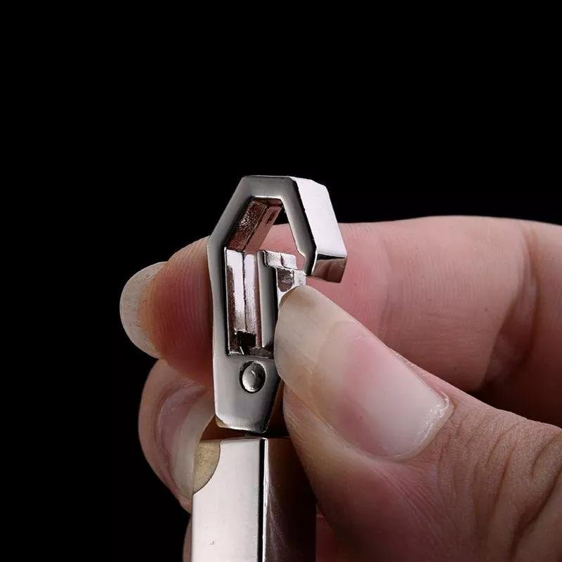 40/100/120cm Long Metal Wallet Belt Rock Punk Trousers Hipster Pant Jean Keychain Clip Anti-lost Keyring Jewelry For Men