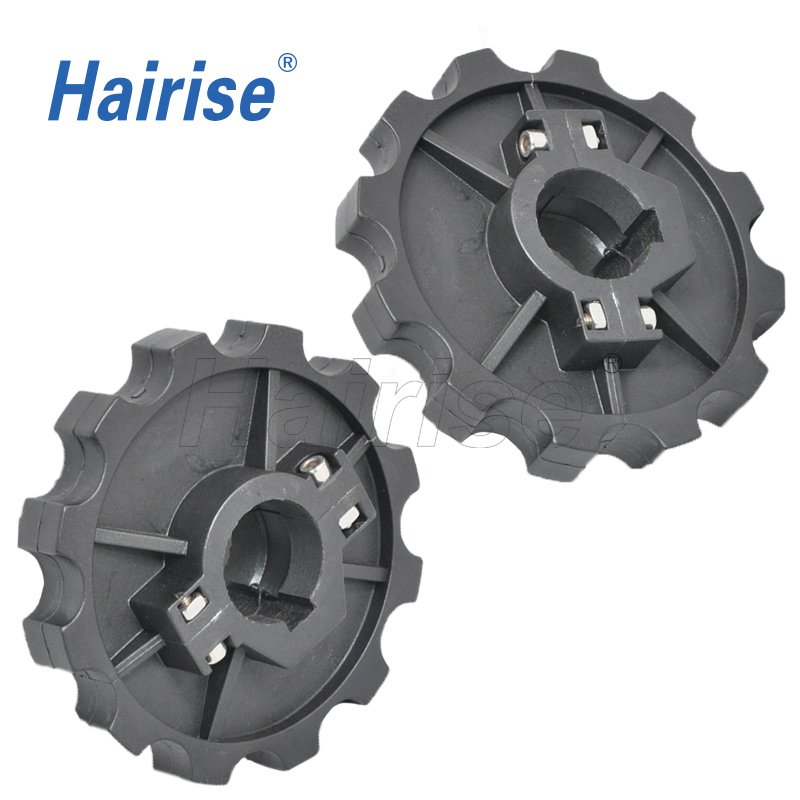 Industrial Har882 Top Chain Sprocket Plastic Gear Split Sprocket For Modular Belt Conveyor used for food & beverage