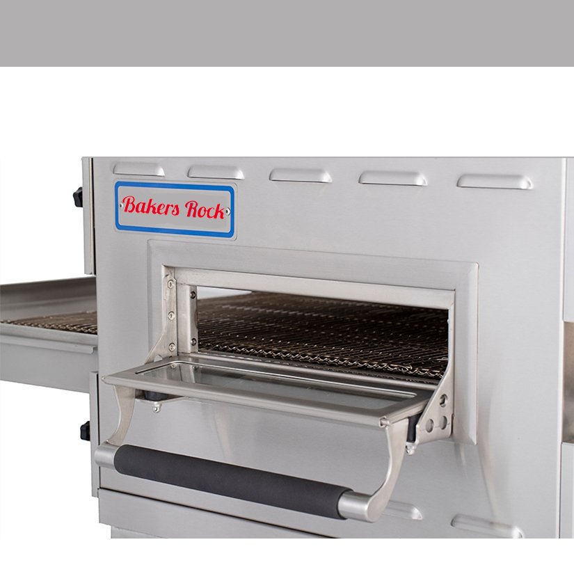 20 inch labor saving easy to operate automatic conveyor belt pizza baking machine chain pizza oven with visible window