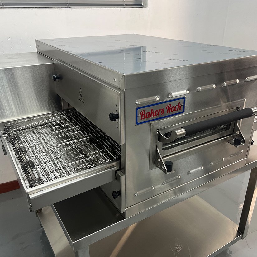 20 inch labor saving easy to operate automatic conveyor belt pizza baking machine chain pizza oven with visible window