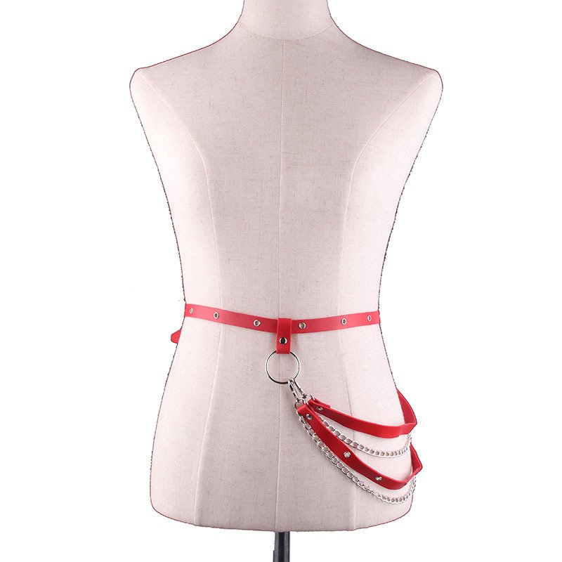2021 women garter belt sexy lingeries underwear punk rock chain waist designer women belts