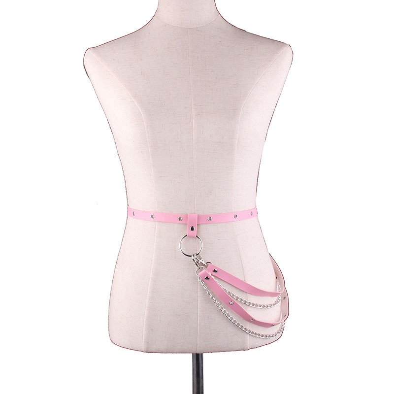 2021 women garter belt sexy lingeries underwear punk rock chain waist designer women belts