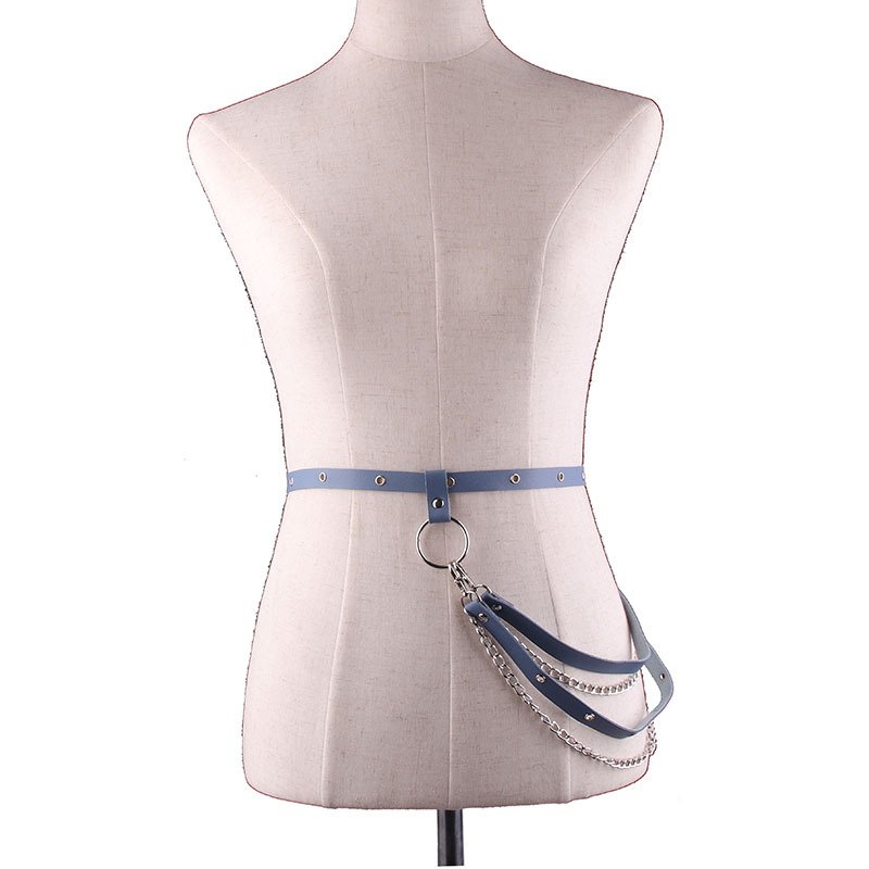 2021 women garter belt sexy lingeries underwear punk rock chain waist designer women belts