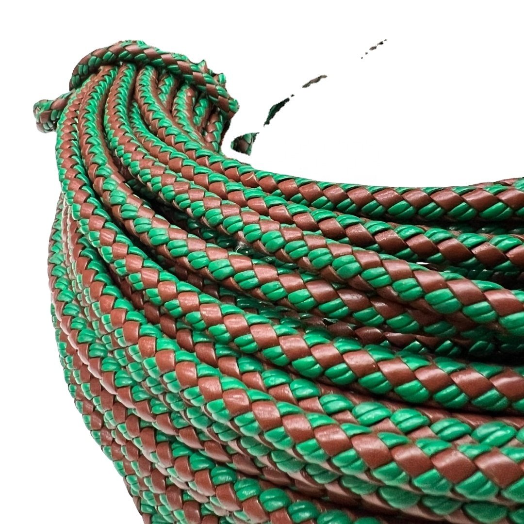 Wholesale round and flat bolo Leather Cord