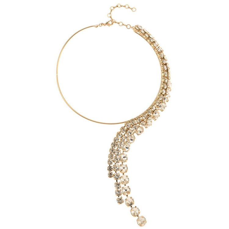 Luxury Full Diamond Chain Choker Shiny Rhinestone Multi Layer Fashion Necklace Fine Long Tassel Necklaces for Women Jewelry