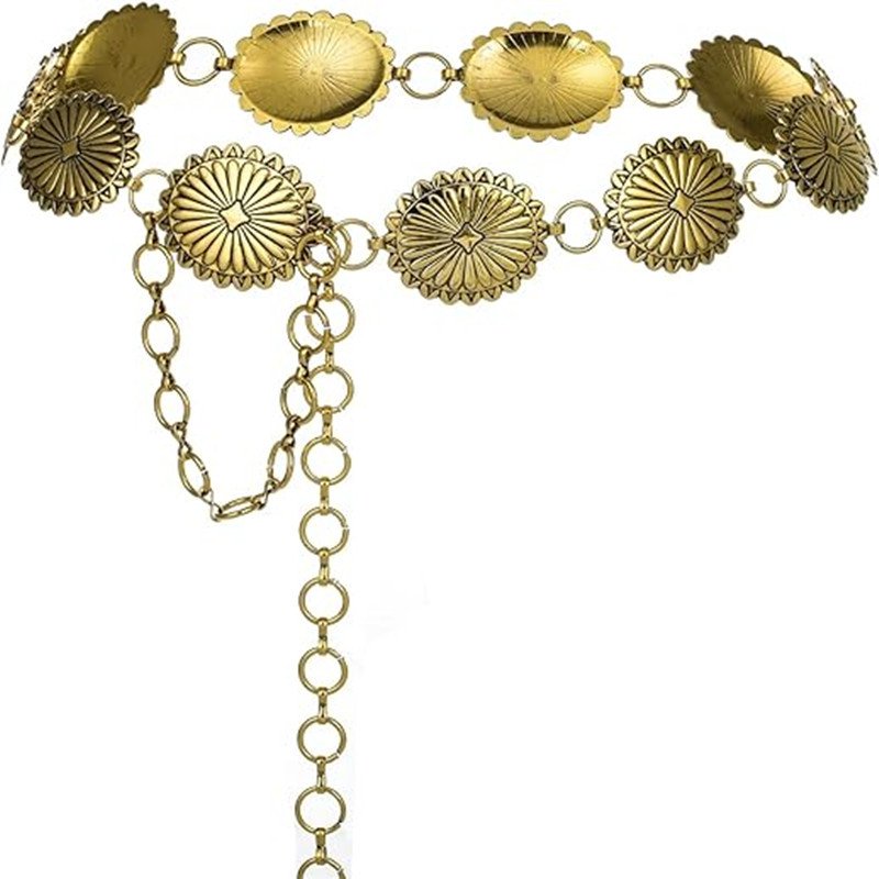 Luxury Waist Women's Retro Waist Chain Belt Bohemian Belt Exquisite Women's Waist Chain