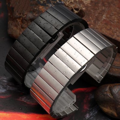24/26/28/30mm Men Large Size 316L Stainless Steel Watch Strap Belt Chain for Bracelet DS1510 Watch for Men Accessories
