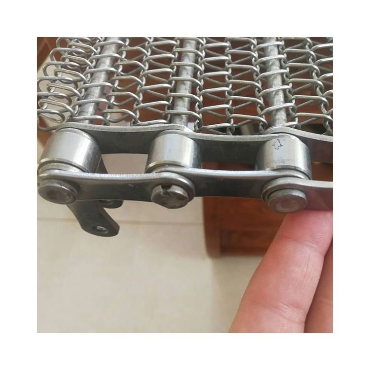 Good Quality Strong protection 304 chain link stainless steel metal conveyor belt metal