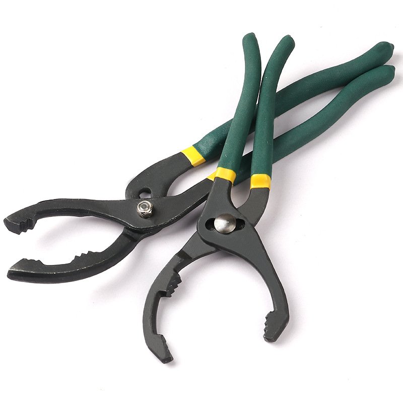 Automotive Mechanic Car Repair Tools Pliers Type Oil Filter Wrench Portable Oil Filter Wrench Oil Filter Removal Wrenches Tool