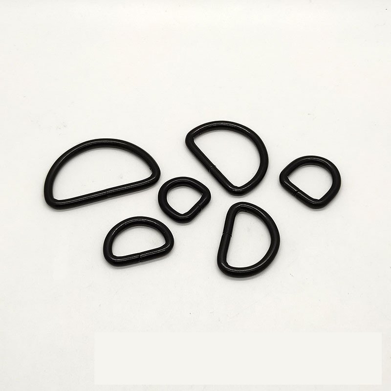 Hot Custom sale bag metal d ring belt buckle D shape buckle ring for handbags