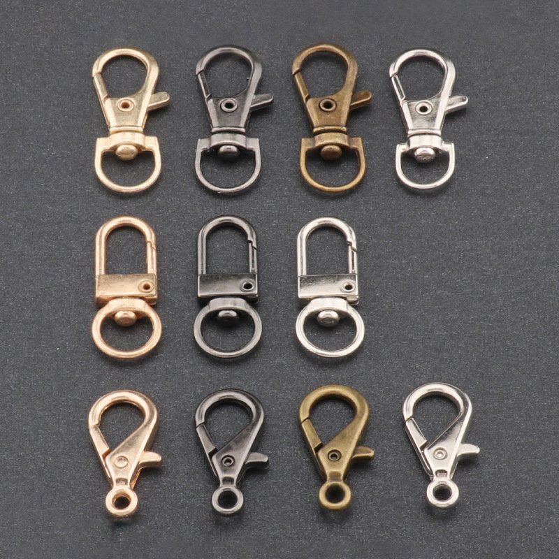 Multi Purpose Keychains 22mm D Ring Handbag Strap Loop Clasp Hook D Rings For DIY Accessories