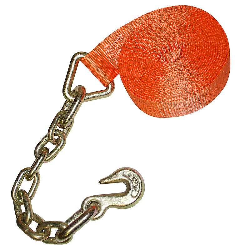USA 2 Inch Ratchet Strap Ergo Ratchet Lashing Belt With Chain Hook Ratchet Tie Down Belts Winch Strap