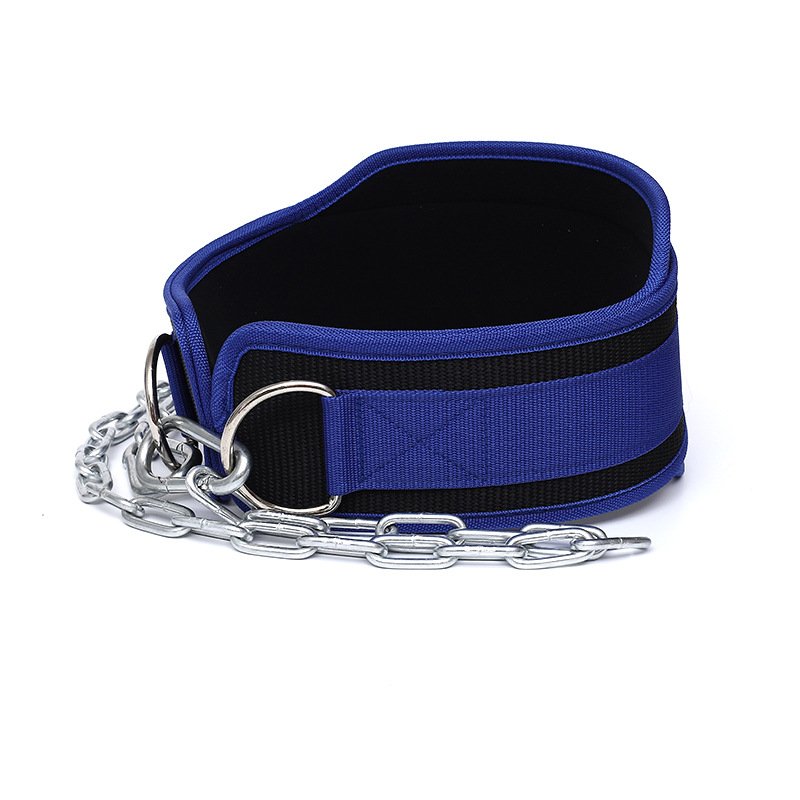 Dip Belt With Chain For Weightlifting Gym Quick Locking Weight Belt with Chain for Men Women Pull Ups Heavy Duty Steel Chain