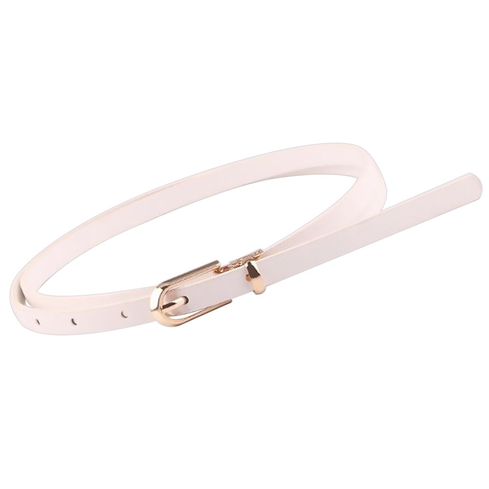 2022 Newest Faux Leather Metal Alloy Buckle Belt Ladies Waistband Simple Waist Fashion Ladies Dress Waist Chain Belt