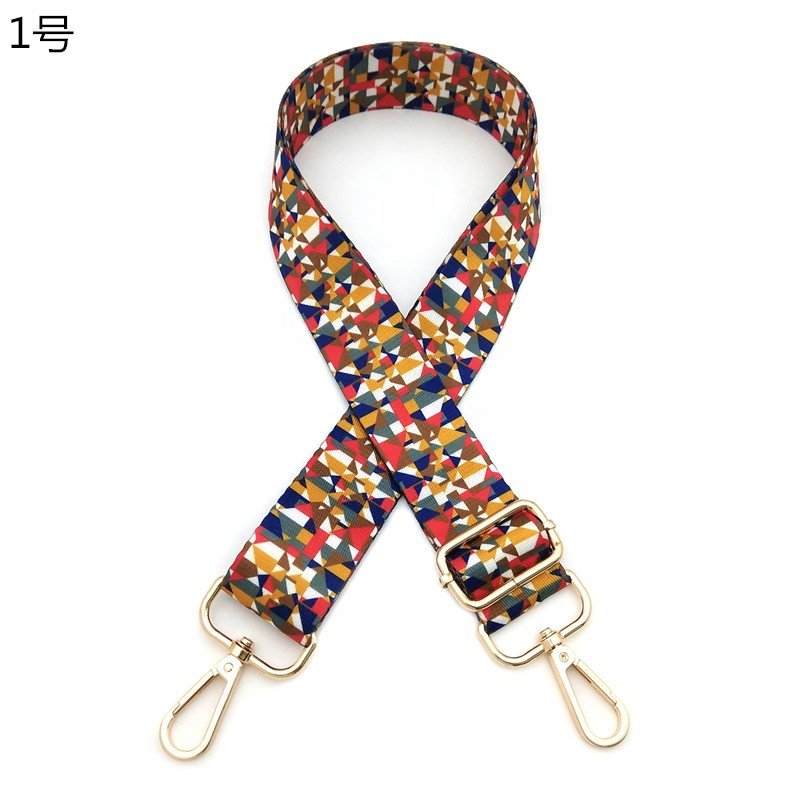 High Quality 38mm Metal Chain Crossbody 130cm Long Leather Handles Clutch Black Print Striped Shoulder Purse Straps mobile phone