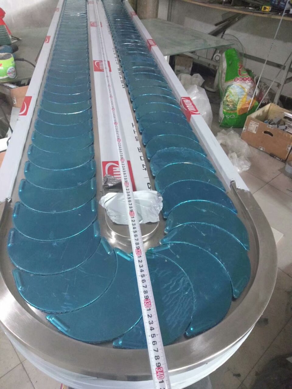 Modular Combination Provided Motor Easy Clean Sushi Conveyor Belt