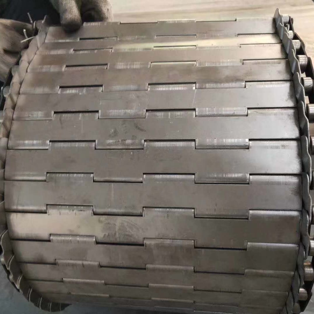 steel plate type conveyor belt part of chip conveyor cnc machine conveyor belt with sprocket