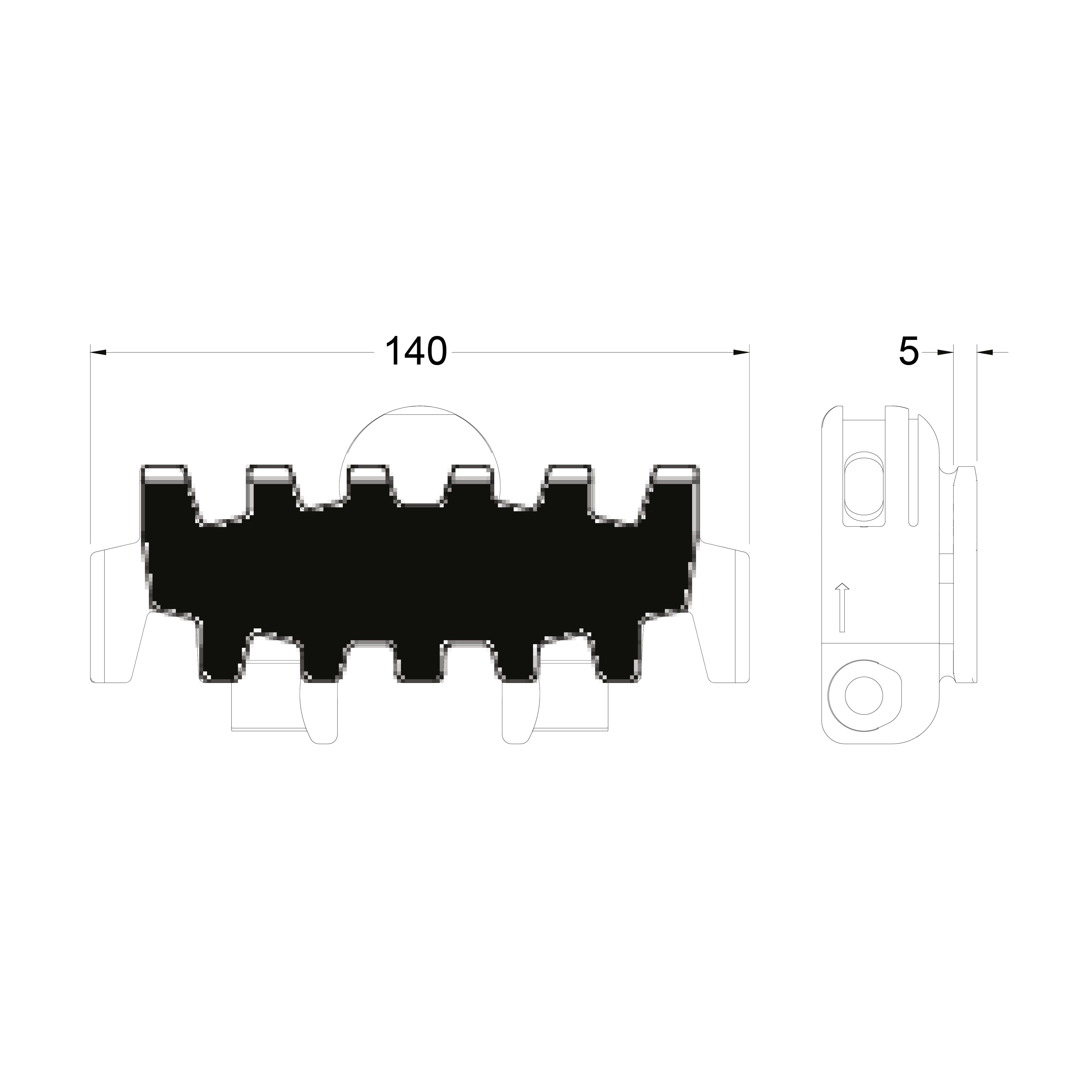 High Grade ML2 CL 5 Plastic Flexible Chain Conveyor Flocked Belt Factory Price Chemical Resistant Materials Food New Screw