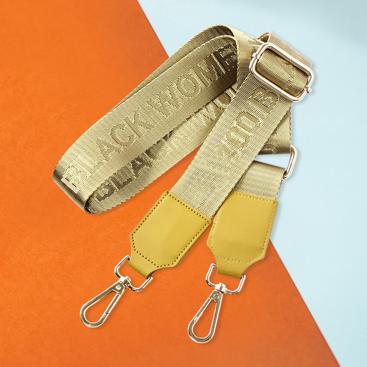 Customised handbag Accessoires webbing fabric Adjustable crossbody bag chain strap