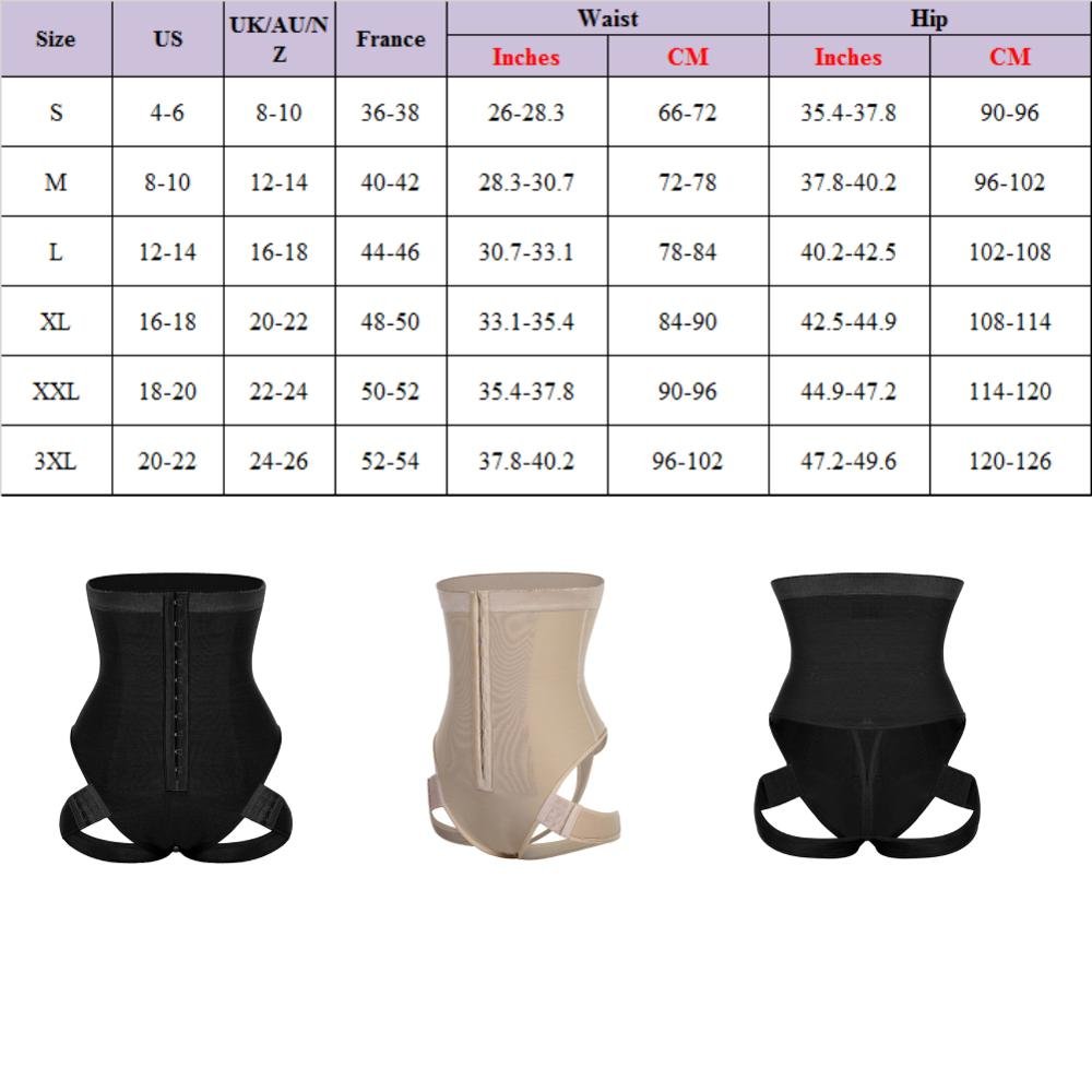 HEXIN Pretty Seamless Shapewear Butt Lifter Abdominal Compression Body Shaper Plus Size Butt Lifter Shapewear