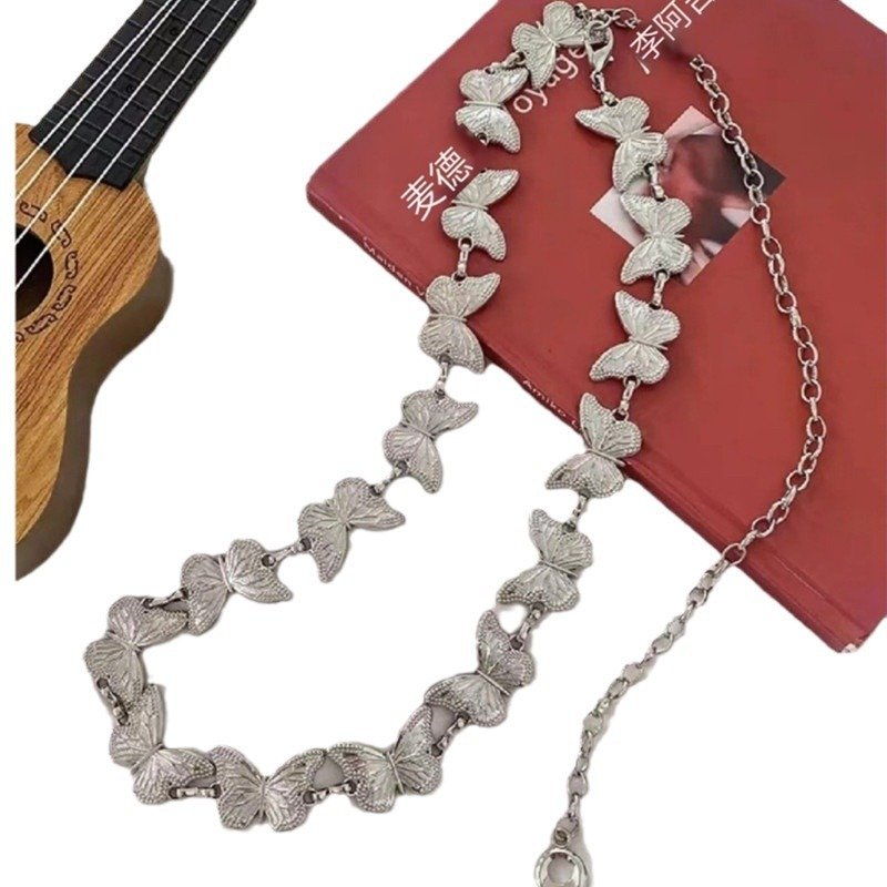 hot women classics sexy fashion alloy chain belt waist minority designer garment accessory waist chain belt for with butterfly