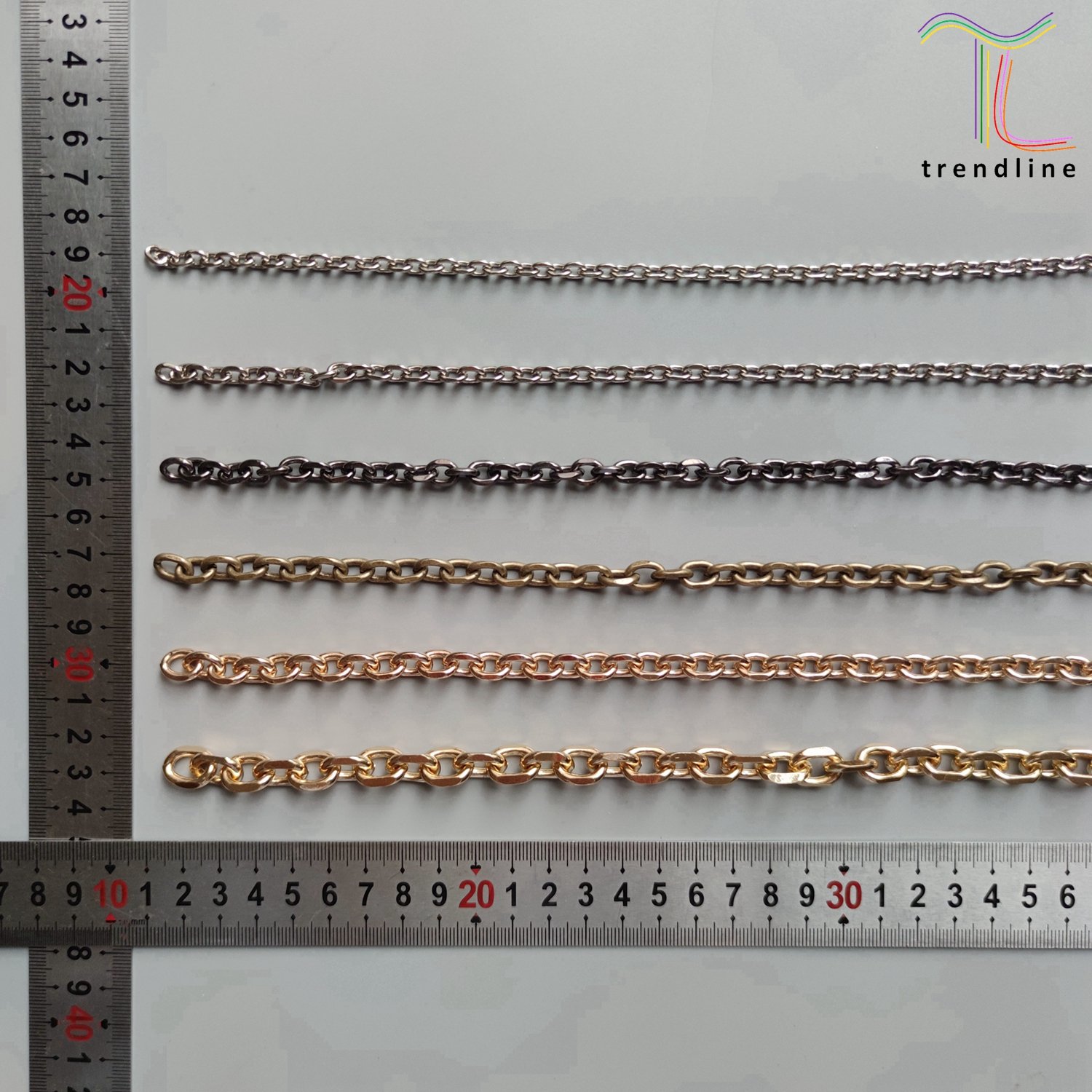 6 size options O ring iron clothes gold rope gunmeatl silver jean fashion body metal chains for artworks women