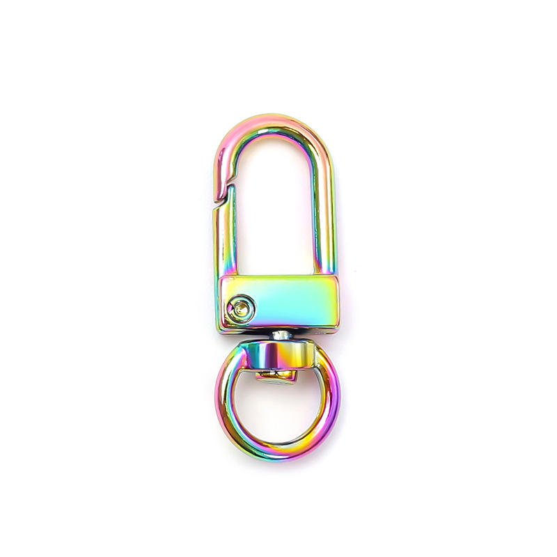 Custom Spring Keychain Swivel Snap Hooks Key Rings Metal Lanyard Keychain Hooks Lobster Clasps Keychain Alloy Key Chains Rings