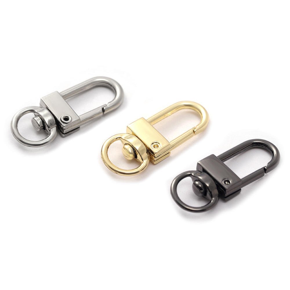 Custom Spring Keychain Swivel Snap Hooks Key Rings Metal Lanyard Keychain Hooks Lobster Clasps Keychain Alloy Key Chains Rings