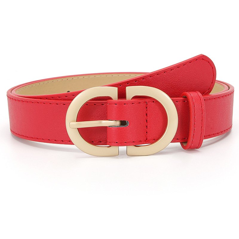 Disegner luxury double c women belt for dresses jeans decorative