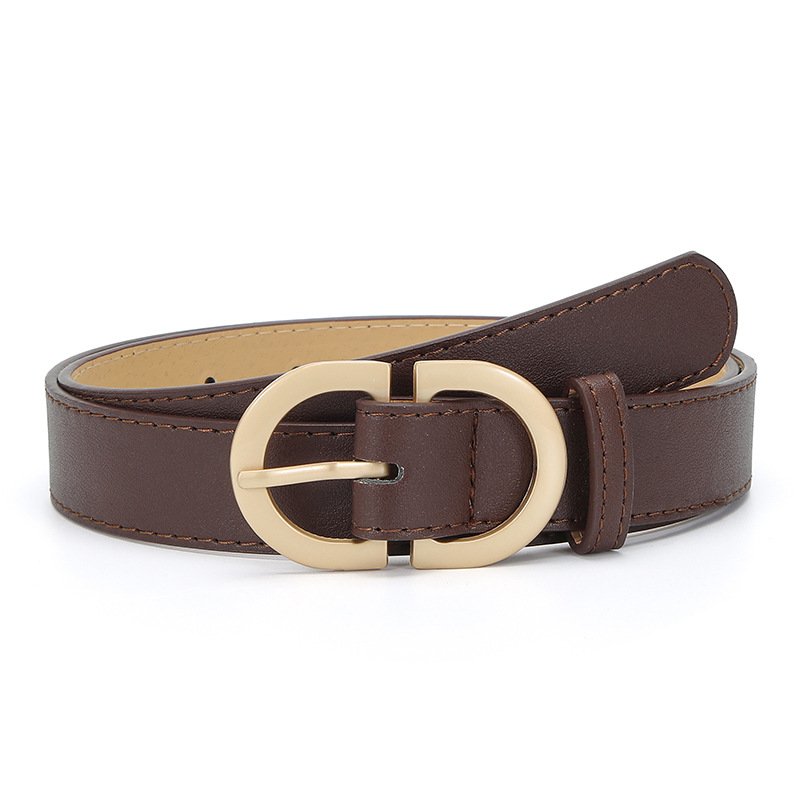 Disegner luxury double c women belt for dresses jeans decorative