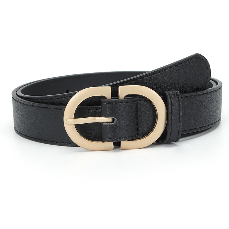 Disegner luxury double c women belt for dresses jeans decorative
