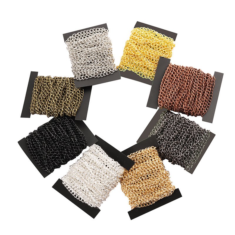 Wholesale stainless steel gold fashion jewelry body decorative metal chains for DIY accessories