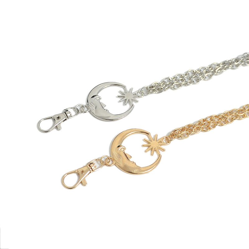 New Women Gold Metal Fashion Belt - Hip High Waist Skinny Waistband Chain Links Sun