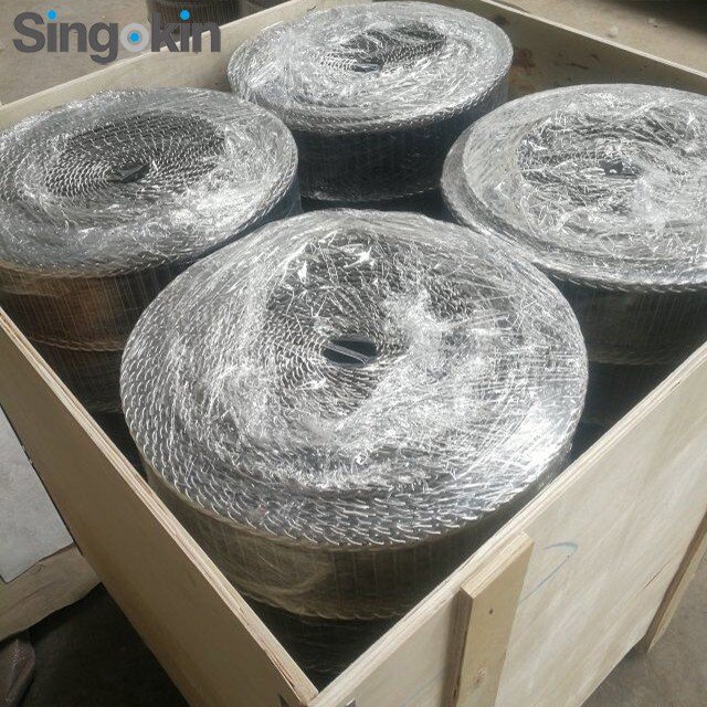 Food Processing food grade Stainless Steel ss304 316 Wire Conveyor Belt wire mesh metal belt
