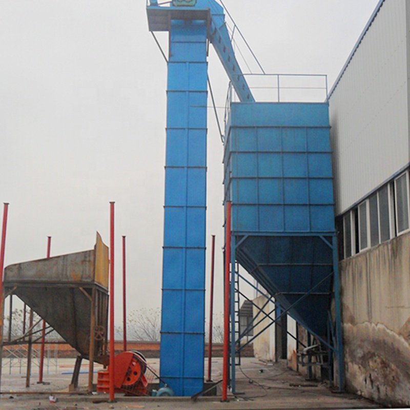 Low Price Industrial Low Speed Chain Belt Conveyor System Hopper Bucket Elevator Machine Small Vertical Bucket Elevators