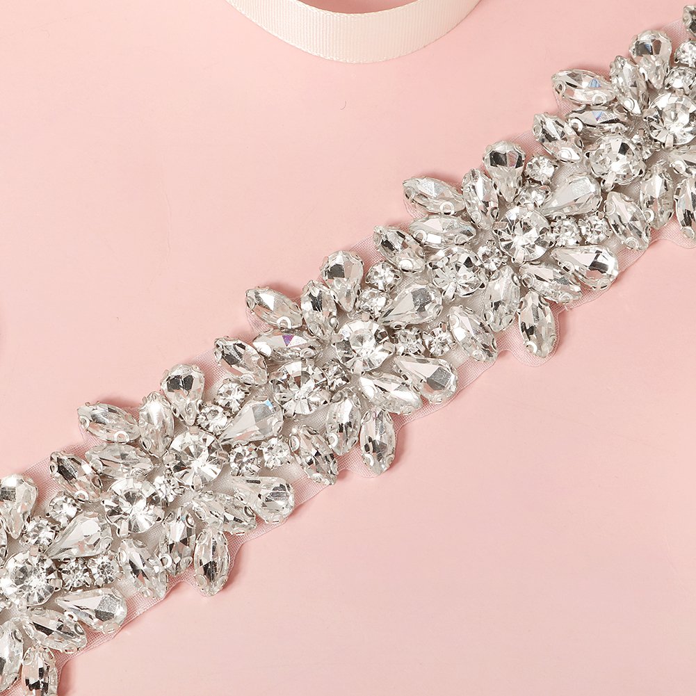 2022 Crystal Bridal Belt Hand Beaded Wedding Belts Rhinestones Bridal Sash For Wedding Dresses
