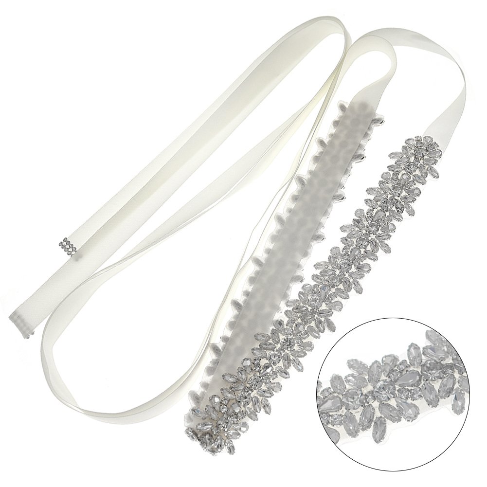 2022 Crystal Bridal Belt Hand Beaded Wedding Belts Rhinestones Bridal Sash For Wedding Dresses