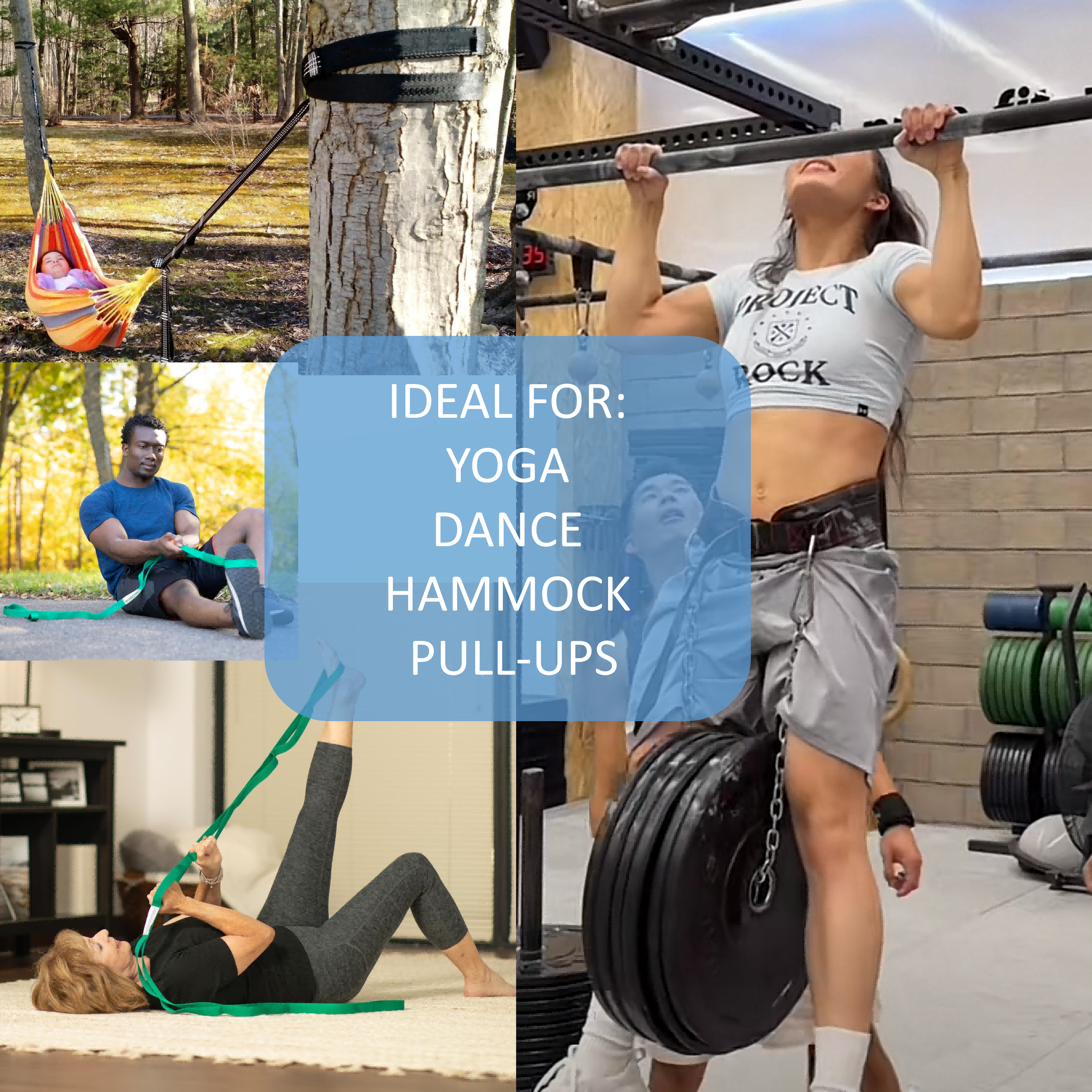 Heavy Duty Non Elastic Stretch Band Yoga Resistance Strap Pull Up Suspension Strap For Physical Therapy