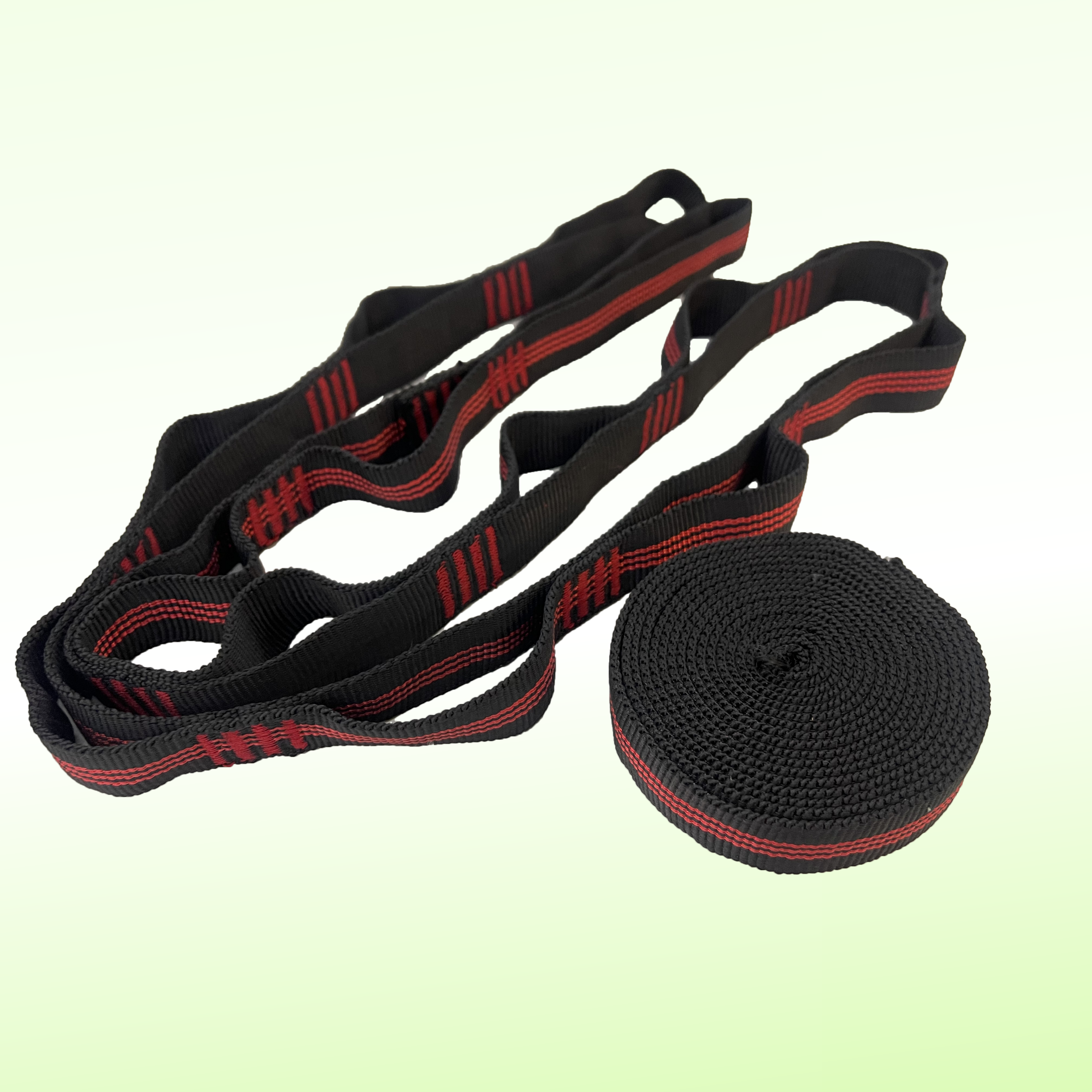 Heavy Duty Non Elastic Stretch Band Yoga Resistance Strap Pull Up Suspension Strap For Physical Therapy