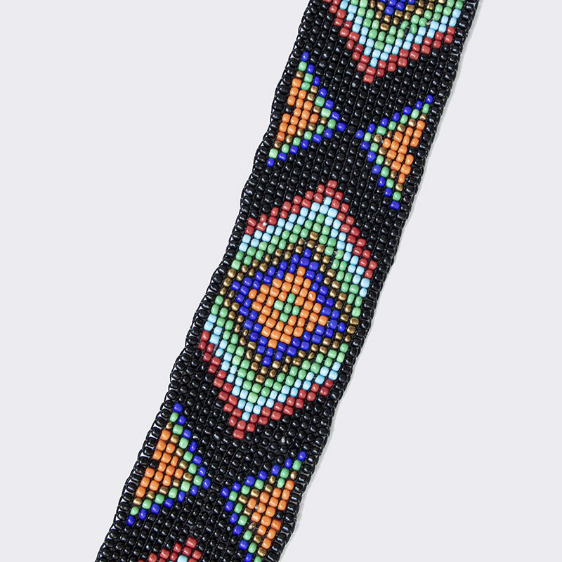 ONTHELEVEL Western Beaded Belt Handcrafted Exquisite Beads Bohemian Rope Braid Waist Belt for Fashionable Styles
