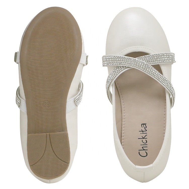 Flats children's shoes kids shoes Dress Ballet girls Mary Jane