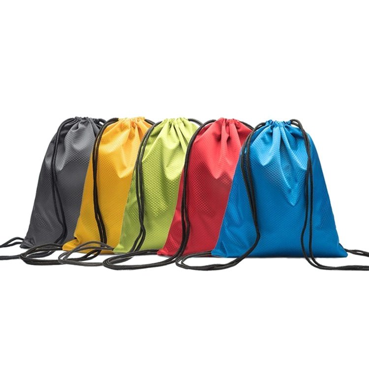 Waterproof and Portable Sports Bag Thickened Belt Riding Backpack Gym Drawstring Shoes Bag Storage Clothes Custom Logo Promotion