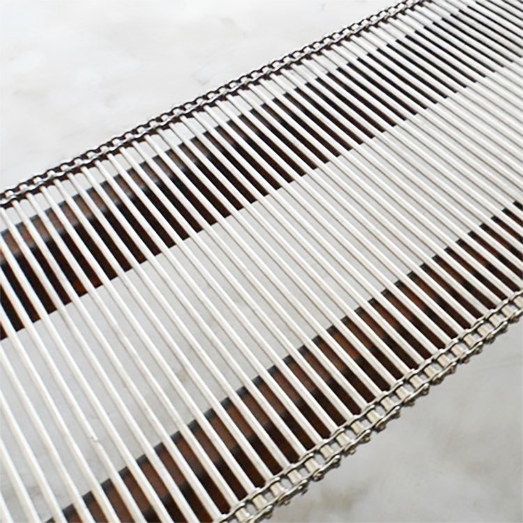 304 316 stainless steel Ladder Conveyor Belt for washing/baking in food industry